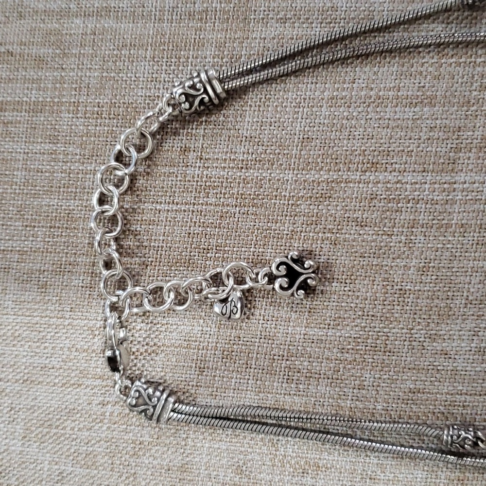 Brighton Mountain Black Crystal Necklace - Picture 4 of 5